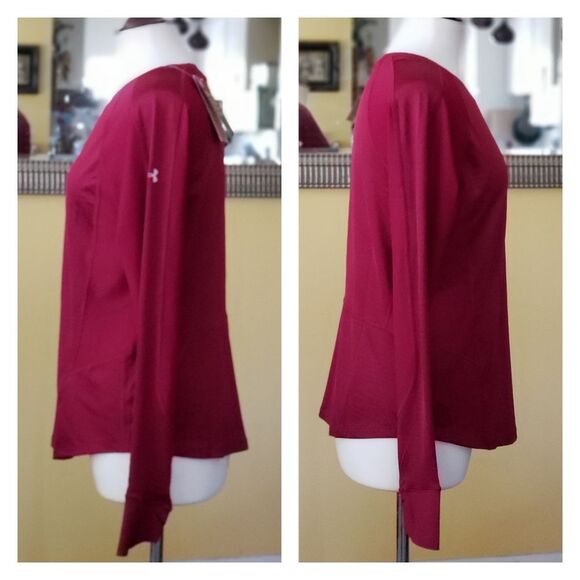 Under Armour Cold Gear Reactor Run Workout Top Large Long Sleeve Round Neck - Picture 5 of 9